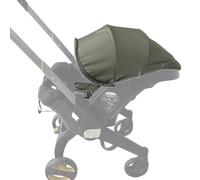 Auvent de rechange pour poussette Doona X/Doon Doona i, pare-soleil extensible à 4 segments, lavable en machine avec épaulettes (olive, pour Doon i)