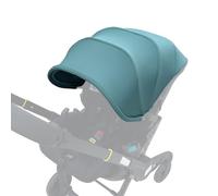 Auvent de rechange pour poussette Doona X/Doon Doona i, pare-soleil extensible à 4 segments, lavable en machine, accessoires de poussette avec épaulettes (lac turquoise, pour Doona X)