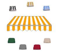 Auvent de rechange pour terrasse et jardin - 300 x 250 cm - Orange - 4 x 2,5 m - Pour tonnelle de jardin rétractable et durable