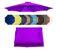 Auvent de rechange résistant aux intempéries pour parasols décalés - Protection UV pour terrasse et jardin - Installation facile, idéal pour les plaisirs d'été