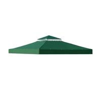 Auvent de rechange réutilisable pour tonnelle - 300 x 300 cm - Imperméable - Double couche - Pour jardin, terrasse, patio, barbecue et extérieur