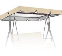 Auvent de remplacement for balançoire, chaise, housse hamac 2 et 3 places avec 4 poches d'angle renforcées, pare-soleil étanche(A,164*114*15cm)