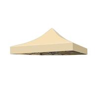 Auvent De Remplacement, Gazebo Toit De Remplacement, Imperméable, Protection Solaire, D'Ombrage, Résistante À La Pluie, pour Patio, Extérieur, Marchés(Toit Simple)(Khaki,3 * 3.0)