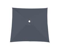 Auvent De Remplacement Pour Parasol 300×300cm 300x200cm 200x200cm - Toile De Rechange Pour Parasol Déporté Carré Dessus De Parapluie Rectangulaire En Polyester - 4/6/8 Baleines(Greys,297X297cm)