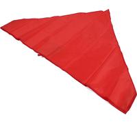 Auvent de remplacement Toile Oxford pliable et imperméable 4 coins pour camping extérieur Exposition 6.2ft Rouge