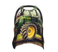 Auvent de siège auto pour bébé sur le thème du tracteur, multi-usages, respirant, couverture d'allaitement pour maman, poussette douce, pare-soleil pour nouveau-né, cadeau de fête prénatale
