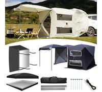 Auvent de tente de voiture - Extension automatique - Protection UV - Étanche - Pour camping et hayon