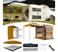 Auvent de tente SUV - Extension arrière automatique avec protection UV - Tente de voiture étanche pour camping et hayon - Installation facile pour véhicules