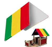 Auvent de terrain de jeu, remplacement de l'auvent de toit balançoire, 132 x 226 cm, décoration extérieure, accessoires de découverte de cour pour parc communautaire