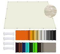 Auvent de terrasse avec protection UV - Imperméable - Pour porte d'entrée et fenêtres - Supports incurvés - 119,4 x 238,6 cm - Idéal pour abri solaire et utilisation dans le jardin