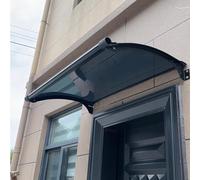 Auvent de terrasse d'extérieur en polycarbonate autonettoyant pour porte d'entrée, design silencieux pour porche, 80 x 240 cm