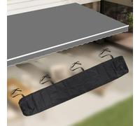 Auvent de terrasse d'extérieur en tissu Oxford PU 210D résistant aux intempéries, offre une protection contre le soleil et la pluie pour le rangement du jardin et du balcon (2 m)