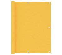 Auvent de Terrasse,Écran de Balcon Jaune 120x400 cm Tissu Oxford,Marquise Porte d'entree pour Terrasse, Jardin, Extérieur