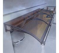 Auvent de terrasse en Aluminium, Protection UV UPF 50, résistant aux intempéries - Support extérieur Durable