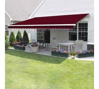 Auvent de terrasse en tissu Oxford | Imperméable, résistant aux UV et aux déchirures | Solution d'ombrage polyvalente pour terrasses, cafés, terrasses et espaces extérieurs