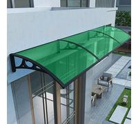 Auvent de terrasse extensible moderne avec support en aluminium - Protection contre les UV et la pluie 100 x 210 cm / 39x83in Idéal pour les fenêtres et les portes