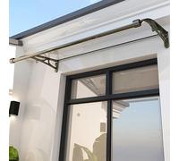 Auvent de terrasse extérieur pour fenêtres et portes d'entrée, volet solaire pour jardin, balcon, porte, protection contre la pluie et la neige