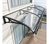 Auvent de terrasse extérieur pour protection contre les UV, la pluie, la neige et la lumière du soleil - Auvent de porte d'entrée et fenêtre de jardin pour terrasses et porches