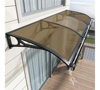 Auvent de terrasse extérieur pour protection contre les UV, la pluie, la neige et la lumière du soleil - Auvent de porte d'entrée et fenêtre de jardin pour terrasses et porches