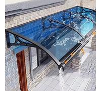 Auvent de terrasse moderne imperméable pour portes d'entrée, auvent de jardin silencieux, couverture élégante de porche, 60 x 230 cm, solution d'ombrage d'extérieur résistante aux intempéries