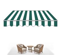 Auvent de terrasse portable rétractable et imperméable avec support de montage mural pour auvent et protection d'extérieur - 12,7 x 3,8 cm / 5 x 2,5 / 5 x 6,3 cm