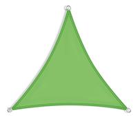 Auvent de terrasse résistant aux intempéries - 9 x 9 m - Toile verte parfaite pour le jardin, la plage et les fêtes dans le jardin - Kit de fixation de corde inclus - Toile verte parfaite pour