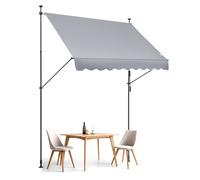 Auvent de Terrasse Rétractable 250 x 120 cm-VEVOR-Abri Pare-soleil Extérieure de Balcon Résistant Aux UV pour Patio, Balcon