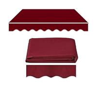 Auvent de terrasse rétractable de rechange - Tissu imperméable en PVC 320 g/m² pour auvent d'extérieur - Convient pour 2 x 1,5 m, 3 x 2,5 m, 6 x 2 m, 6 x 3,5 m, pour jardin, protection solaire durable