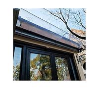 Auvent de terrasse transparent - Protection contre les UV et la neige - Pour porte d'entrée/porche - Auvent invisible et silencieux - 40 x 160 cm