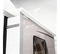 Auvent de Toit Extensible pour Camping-Car, Kit d'Auvent Extensible avec Ensemble de Couverture, Toits Extensibles pour Camping-Cars, Quintes Roues, Caravanes et Autocaravanes(White)