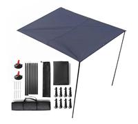 Auvent de toit pour voiture, camping, camion, imperméable, PU3000 mm, UV50+, parasol de tente pour voiture/SUV (matériel inclus dans la livraison)
