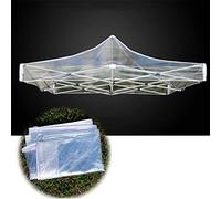 Auvent de tonnelle imperméable et robuste en PVC transparent pour extérieur, parfait pour les événements et les fêtes