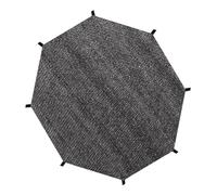 Auvent de trampoline - Filet de parasol pour trampoline | Couverture d'ombre pour trampoline | Ombre de trampoline ronde | Outil de protection de trampoline en tissu en maille pour pique-nique