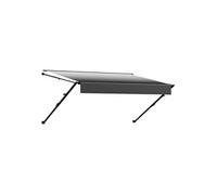 VEVOR Auvent Voiture Camping-car Caravane Latéral 427 cm, Pare-soleil Imperméable, Rétractable et Modulaire, en Vinyle avec Cadre en Alliage d'Aluminium, Réglage Manuel, Noir Dégradé, pour Voiture