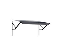 Auvent de Voiture 428,5cm Pare-Soleil Imperméable et Rétractable en PVC Noir Dégradé