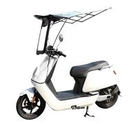 Auvent de voiture à batterie électrique de sécurité rétractable amovible moto soleil, soleil, pluie et vent.(Purple)