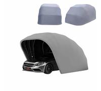 Auvent de voiture - Abri rétractable pliable robuste avec serrure en métal pour stationnement de véhicule