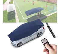 Auvent de voiture automatique design 2 en 1 avec télécommande, support extérieur à piles pour voiture
