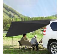 Auvent de Voiture | Auvent de Caravane 380x280cm | Tente de Hayon de Voiture |Anti UV Tente Pare-Soleil pourvoiture pour 4-6 Personnes | pour SUV/Van/Fourgon Trafic/Caravane