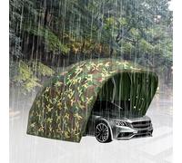 Auvent de voiture pliable et rétractable, abri de stationnement mobile d'extérieur avec tissu Oxford 600D pour parking, cour, jardin, entièrement automatique