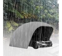 Auvent de voiture pliable et rétractable - Abri de stationnement mobile extérieur avec tissu Oxford 600D pour parking, cour, jardin, entièrement automatique