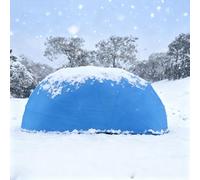 Auvent de Voiture Pliable et rétractable, abri Semi-Automatique, abri de Voiture Pare-Soleil pour Voitures de Petite et Moyenne Taille(Blue)