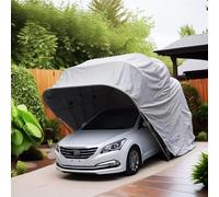 Auvent de voiture pliable et rétractable - Abri semi-automatique durable - Portable - Pour l'extérieur