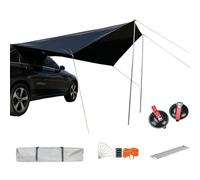 Auvent de Voiture pour Camping - Abri Imperméable 2.7x3.4 mètres Résistant au Vent et aux UV | Auvent de Hayon de Véhicule Résistant au Vent avec Protection UV,Pour Camping, Plein Air, Véhicules, Camp