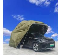 Auvent de voiture rétractable - Abri pliable en acier inoxydable - Imperméable - Anti-neige - Pour parking et camion - Grand espace - Semi-automatique - Verrouillable