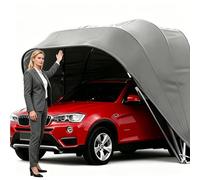 Auvent de voiture rétractable en acier inoxydable robuste, résistant aux intempéries, abri de voiture portable pour stationnement, abri de véhicule extérieur, garage verrouillable