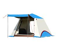 Auvent de Voiture, Tente de Camping 4 Personnes avec Porche, Tente Cabine à Montage instantané | Grande Tente Cabine familiale à 2 Portes(Blu)