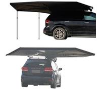 Auvent de Voiture, Tente de Camping for SUV, auvent Pare-Soleil, abri de Camping for 6 à 8 Personnes, Installation instantanée, Cadre en Alliage d'aluminium à Hauteur réglable, PU3000+ étanche(Tent)