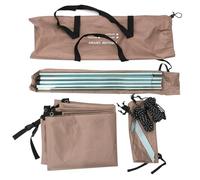 Auvent de Voiture, Tente de hayon SUV 118x78 Pouces, auvent Voiture Oxford imperméable avec Protection UV, Khaki