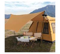 Auvent de Voiture， Tente Double Pop-up d'extérieur for Camping, Occultation instantanée for 4 Personnes for Famille avec Vestibule et Double Toit(Bruin)
